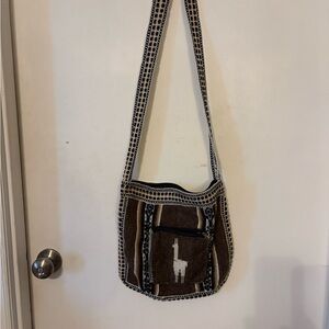 Brown Patterned Women Bag